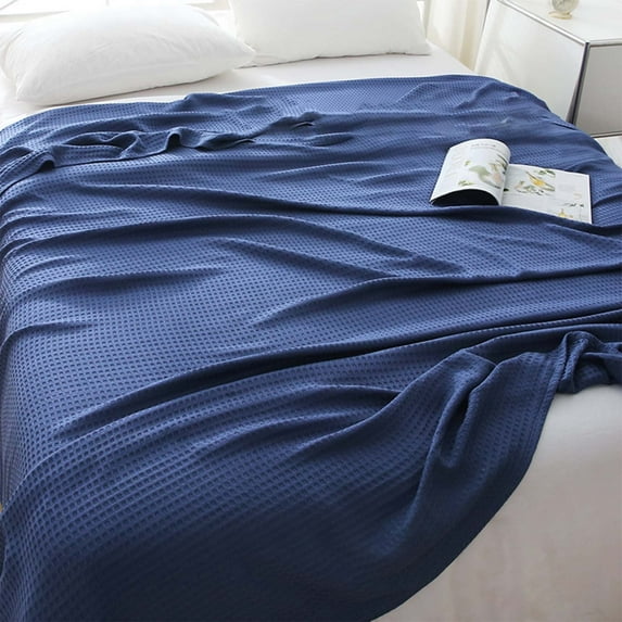 Yaoyar Cooling Blanket Queen Size, Lightweight Bamboo Cotton Breathable Summer Blanket for Hot Sleepers, Soft Aesthetic & for Bed Couch and Sofa
