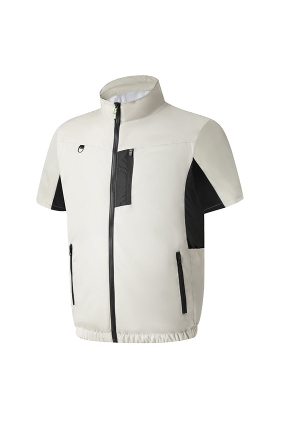 Cooling Vest with Fans Men Women Breathable Short Sleeve Air Conditioned Jacket Stay Cool in Hot Weather