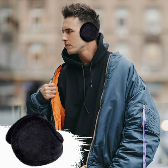 Yaoyar Ear Muffs Winter Women Men Unisex,Adjustable Soft Warm Ear Warmers Foldable Earmuffs for Ear Covers