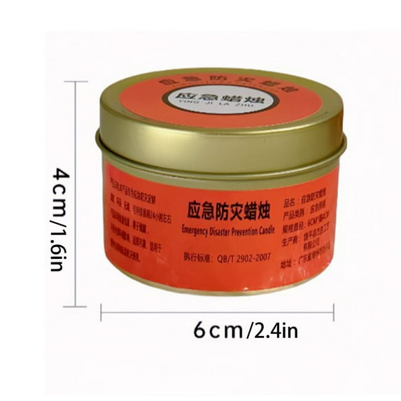 Yaoyar Emergency Candles for Power Outage 30 Hours Long Burning Survival Candles Soy Wax for Emergency Winter Storm Camp Essentials