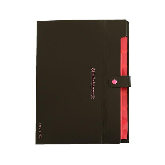 Yaoyar Expanding Files 8 Pockets Accordion File Document Organizer, A4 Letter Size Plastic Project File Folder for School Office Home