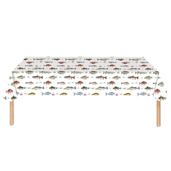 Yaoyar Fishing Birthday Party Decorations Gone Fishing Party Decorations Include Plates, Cups, Cutlery, Banner, Tablecloth for Ofishally One Birthday Decorations