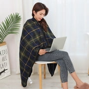 Yaoyar Fleece Wearable Blanket, Comfy Poncho Throw with Buttons, Plush Sleeveless Blankets, for Women Cape Wrap Cover