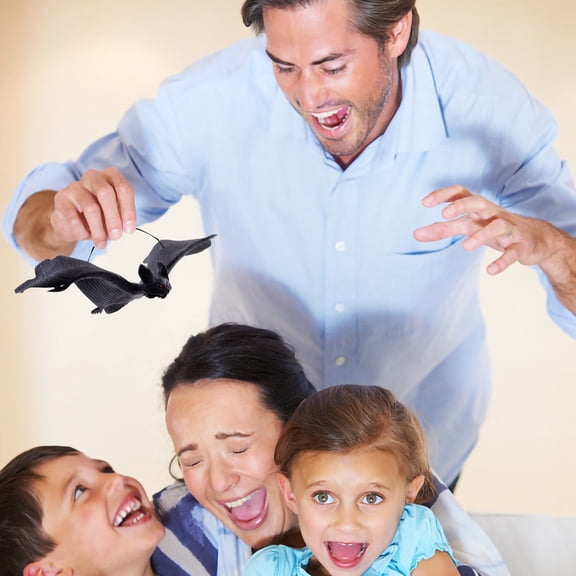 Yaoyar Halloween Bats,Rubber Simulation Hanging Vampire Bats,Plastic Simulation Bats for Halloween Decoration and Party Supplies