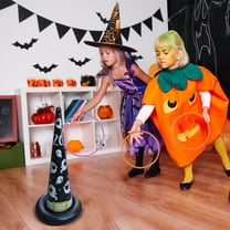 Yaoyar Halloween Inflatable Witch Hat Ring Toss Game Toys for Kids Adults, Decorations