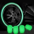 thumbnail image 1 of Yaoyar Home Supplies Clearance Glow in The Dark Tire Valve Caps Fluorescent Valve Stem Caps Universal Car Tire Air Covers for Cars Motorcycles SUV Trucks Bikes Accessories under $5, 1 of 6