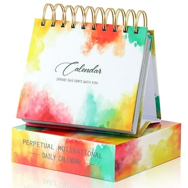 Yaoyar Inspirational Quotes Mini Calendar Home Decor Clearance