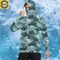 thumbnail image 1 of Yaoyar Long Sleeve Sun Shirt Men UPF 50+ Rash Guard Cooling Fishing Hoodies with Mask Casual Summer UV SPF Hiking Blouses, 1 of 6