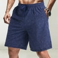 thumbnail image 1 of Yaoyar Men Shorts Casual Loose Fit Casual Lightweight Work Hiking Shorts Solid Color Loose and Comfortable Motion Straight-leg Work Clothes Shorts, 1 of 7