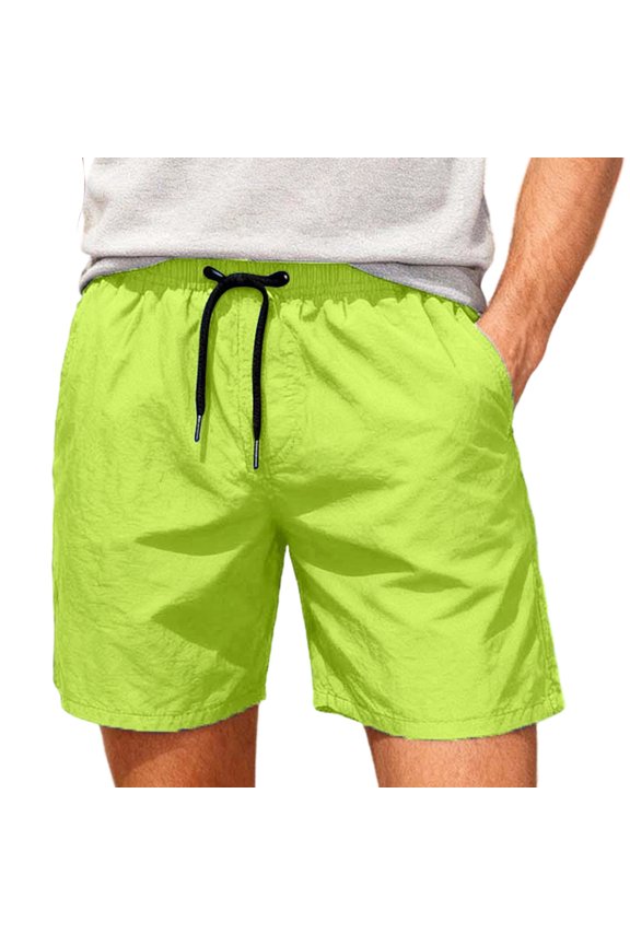 Men Swim Trunks Beach Bathing Suits Outdoor Sports Quick Dry Swimming Trunks with Pockets Board Shorts