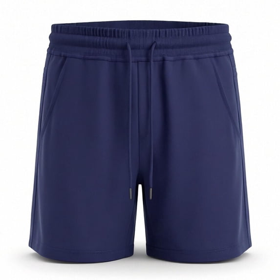 Yaoyar Men's American Style Basketball Shorts Cotton Breathable Mid Length 5 Inch Inseam Active Bottoms
