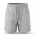 thumbnail image 1 of Yaoyar Men's American Style Basketball Shorts Cotton Breathable Mid Length 5 Inch Inseam Active Bottoms, 1 of 6