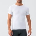thumbnail image 1 of Yaoyar Men's Compression Shirt Short Sleeve Workout Gym Top Cool Dry Athletic Base Layer Undershirt T-Shirt for Sport Running, 1 of 6