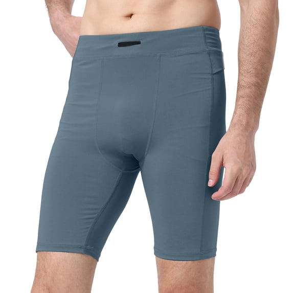 Yaoyar Men's Compression Shorts Workout Yoga Training Performance Shorts Baselayer Athletic Gym Running Rowing Underwear
