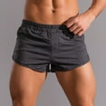 thumbnail image 1 of Yaoyar Men's Cotton Short Length Sport Shorts Elastic Drawstring Fitness Casual Breathable Soft Home Lounge Bottoms, 1 of 9