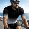 thumbnail image 1 of Yaoyar Men's Cycling Bike Jersey Short Sleeve with 3 Rear Pockets- Moisture Wicking, Breathable, Quick Dry Biking Shirt, 1 of 4