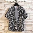 thumbnail image 1 of Yaoyar Men's Plaid Button-Accented Short Sleeve Pocketed Button-Down Collar Shirt Versatile Daily Wear Smart-Casual Activewear Shirts, 1 of 4