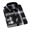 thumbnail image 1 of Yaoyar Men's Plaid Button Down Collared Shirt, Long Sleeve Casual Lapel Top with Classic Checkered Pattern, Versatile for Daily Outings and Layered Looks, 1 of 4