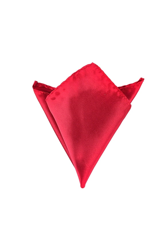 Men's Pocket Squares Handkerchiefs Solid Color for Wedding Party