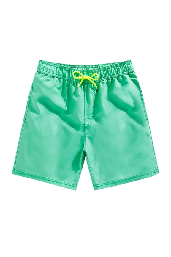 Men's Quick Dry Thermochromic Color Changing Beach Shorts Soft Breathable Lightweight Swim Trunks