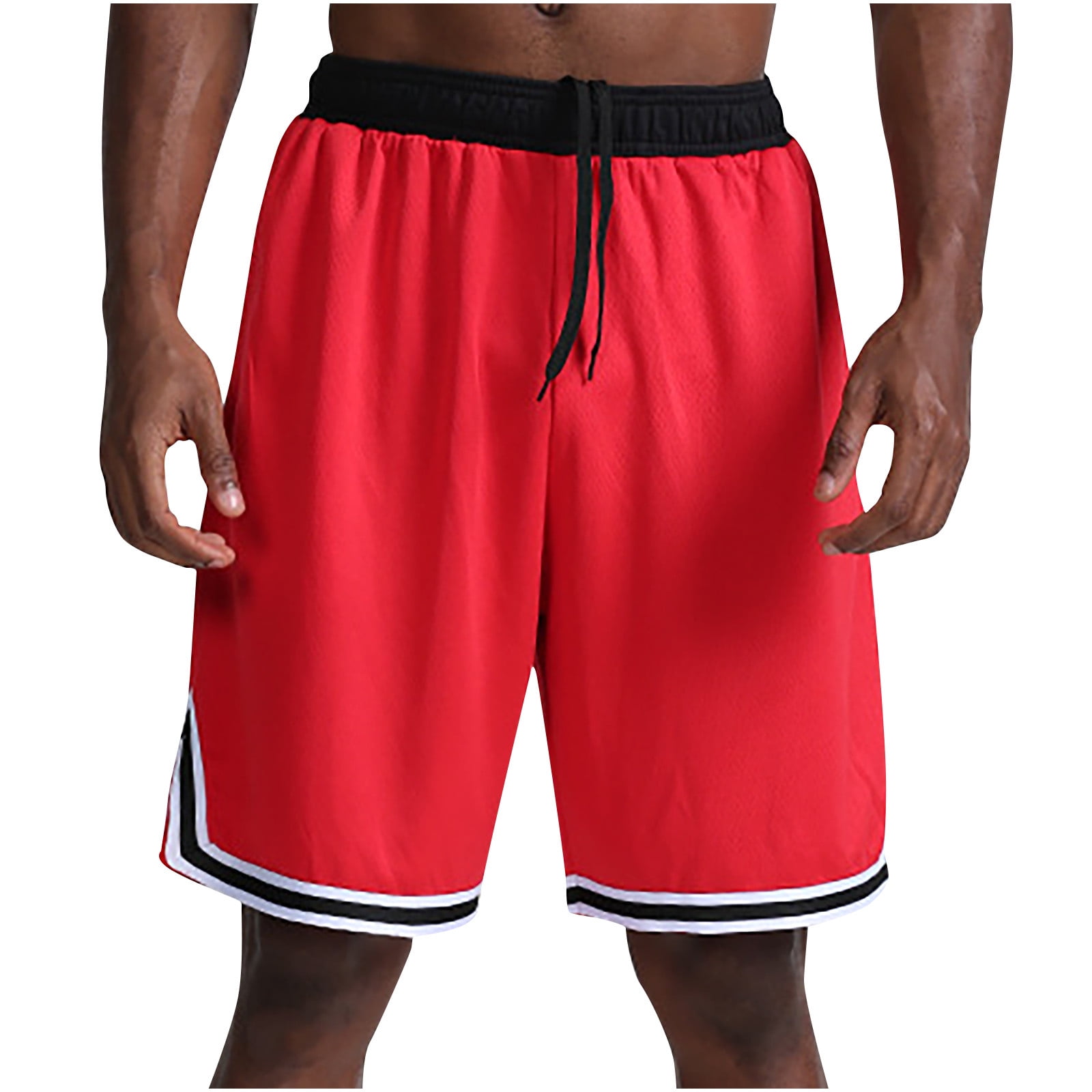 Yaoyar Men's Running Athletic Shorts Quick Dry Elastic Waist Drawstring Basketball Shorts with 
