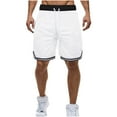 thumbnail image 1 of Yaoyar Men's Running Athletic Shorts Quick Dry Elastic Waist Drawstring Basketball Shorts with Pockets, 1 of 3