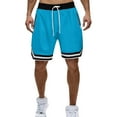 thumbnail image 1 of Yaoyar Men's Running Athletic Shorts Quick Dry Elastic Waist Drawstring Basketball Shorts with Pockets, 1 of 3
