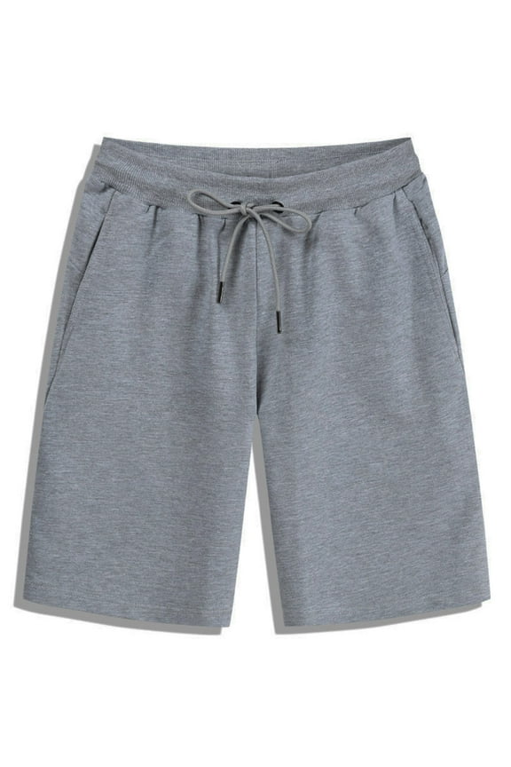 Men's Running Athletic Shorts Quick Dry Elastic Waist Drawstring Beach Shorts with Pockets