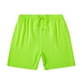 thumbnail image 1 of Yaoyar Men's Shorts Casual Color Elastic Waist Drawstring Quick-dry Summer Beach, 1 of 3