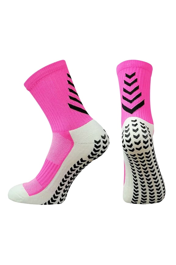 Men's Socks Soccer Non Skid Ball Socks Anti Slip Non Slip Pads for Football Basketball Sports Socks under $10