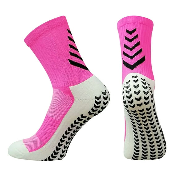 Yaoyar Men's Socks Soccer Non Skid Ball Socks Anti Slip Non Slip Pads for Football Basketball Sports Socks under $10