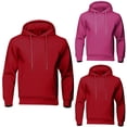 thumbnail image 1 of Yaoyar Men's Solid Hooded Fleece Pullover Sweatshirt in Multiple Colors, Soft Brushed Cotton Blend with Roomy Front Pocket, Casual Athletic Long Sleeve Top, 1 of 6