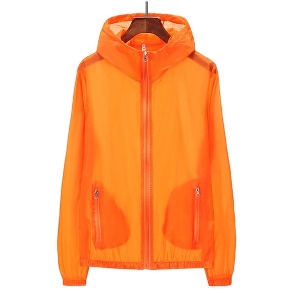 Yaoyar Men's Spring Summer Outdoor UV Protection Hooded Long Sleeve Solid Color Breathable Jacket Casual Layered Outwear Sun-Protective Long-Sleeve Coat Versatile Jackets