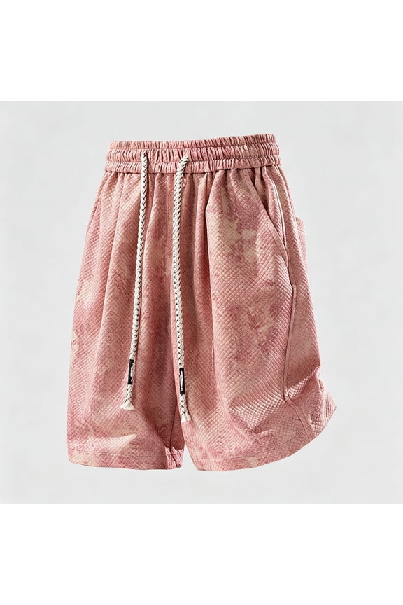 Men's Summer Designer Shorts Thin Lightweight Unique Loose Big Tall Casual 5 Inch Bottoms