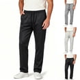 thumbnail image 1 of Yaoyar Men's Summer Thin Straight Leg Cargo Pockets Drawstring Elastic Waist Lightweight Breathable Sport Workout Pants, 1 of 5