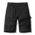 thumbnail image 1 of Yaoyar Men's Tactical Cargo Shorts Button Fly Adjustable Waist Multiple Utility Pockets Relaxed Fit Outdoor Adventure Shorts,Black,XL, 1 of 5