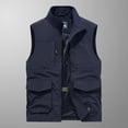 thumbnail image 1 of Yaoyar Men's Thin Sports Multi-bag Casual Quick-drying Loose Mountaineering Tooling Outdoor Jackets Utility Lightweight Outdoor Travel Fishing Vest Dark Blue L, 1 of 6