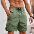 thumbnail image 1 of Yaoyar Mens Athletic Running Shorts 9" Lightweight Quick Dry Drawstring Mesh Gym Shorts with Zipper Pockets, 1 of 8