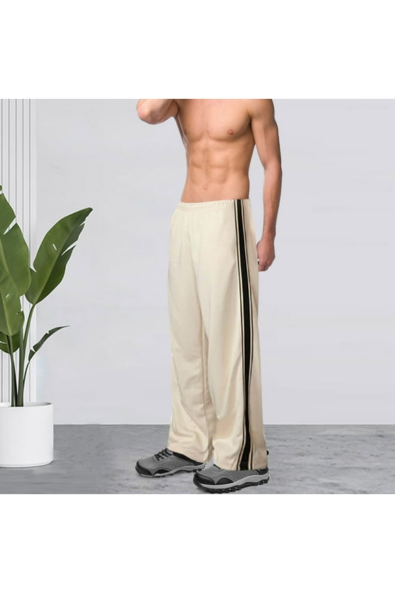 Mens Athletic Training Pants Elastic Waist Breathable for Dynamic Gym Sessions Nylon Silk Breathable Sports Pants Casual And Versatile Fashionable Pants
