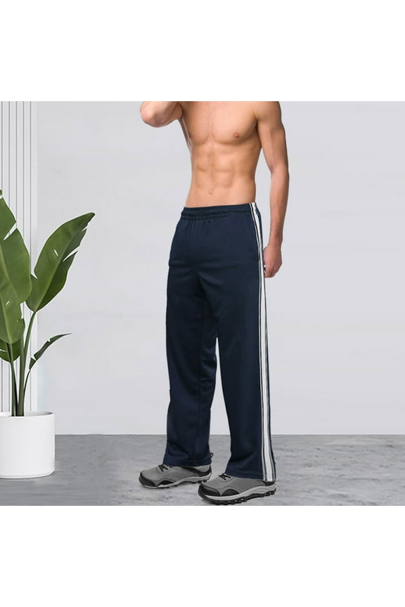 Mens Athletic Training Pants Elastic Waist Breathable for Dynamic Gym Sessions Nylon Silk Breathable Sports Pants Casual And Versatile Fashionable Pants