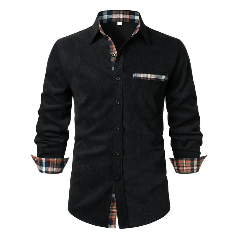 Casual Plaid Contrast Turndown Collar A Line Dresses Casual Plaid Contrast Turndown Collar A Line Dresses