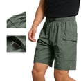 thumbnail image 1 of Yaoyar Mens Cargo Hiking Shorts with Belt Lightweight Quick Dry Tactical Shorts with Pockets for Casual Work Golf, 1 of 6