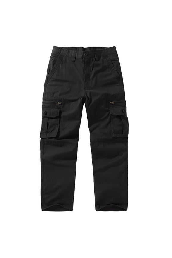 Mens Cargo Pants with Pockets Outdoor Workout Casual Ripstop Trousers Camo Military Combat Construction Work Pants