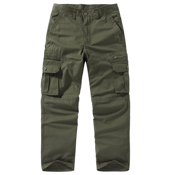 Yaoyar Mens Cargo Pants with Pockets Outdoor Workout Casual Ripstop Trousers Camo Military Combat Construction Work Pants