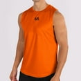 thumbnail image 1 of Yaoyar Mens Casual Tank Top Solid Color Mesh Workout Tops Round Neck Pullover Sports Sleeveless Fashion Summer Tops Gym Shirt Wicking Mesh Breathable Muscle Tee, 1 of 5