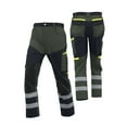 thumbnail image 1 of Yaoyar Mens Color-Blocked Overalls With Multiple Pockets Wear-Resistant And Removable Fly Pockets Workshop Construction Worker Work Trousers, 1 of 3