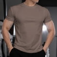 thumbnail image 1 of Yaoyar Mens Compression Shirts Short Sleeve Athletic Workout T-Shirt Running Tops Cool Dry Active Gym Undershirt, 1 of 5