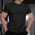 thumbnail image 1 of Yaoyar Mens Compression Shirts Short Sleeve Athletic Workout T-Shirt Running Tops Cool Dry Active Gym Undershirt, 1 of 6