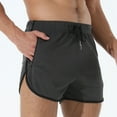 thumbnail image 1 of Yaoyar Mens Gym Running Shorts 3 Inch Breathable Quick Dry Lightweight Athletic Workout Training Shorts with Zipper Pockets, 1 of 7