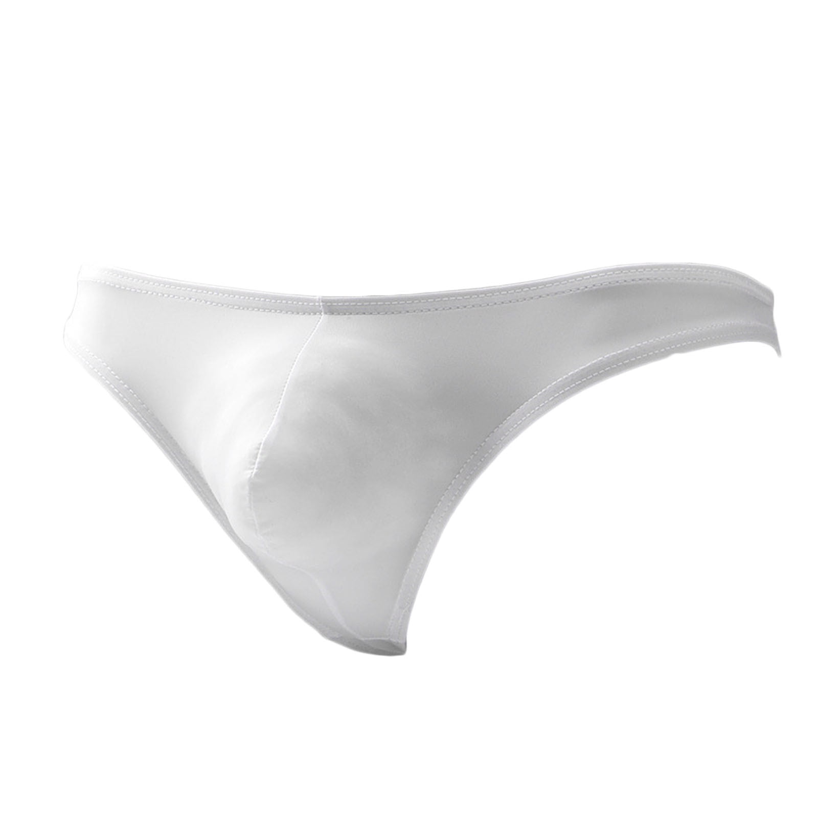 Yaoyar Mens Ice Silk Thong Summer Underwear Sheer U Pouch Design Low ...